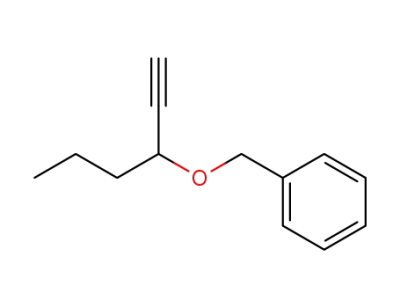 ((hex-1-yn-3-yloxy)methyl)benzene