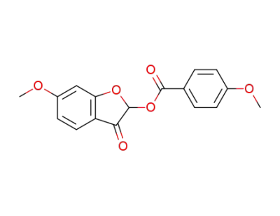 6-methoxy-2-(4-methoxybenzoyloxy)-3(2H)-benzofuranone