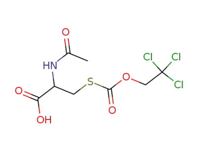 2-Acetylamino-3-(2,2,2-trichloro-ethoxycarbonylsulfanyl)-propionic acid